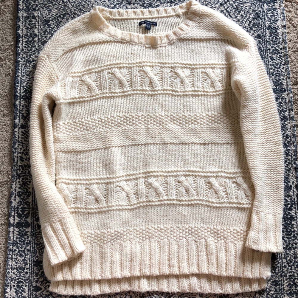 American Eagle Cream Sweater